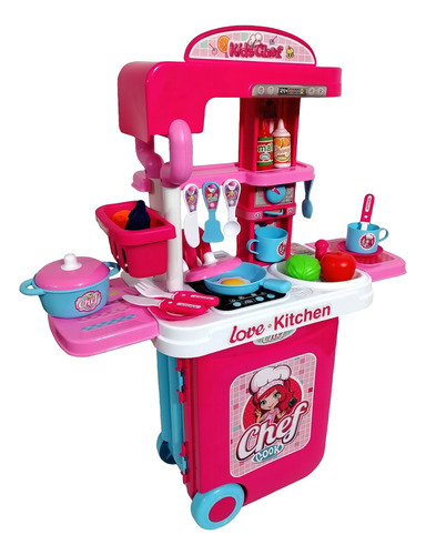 Cocina de juguete Eggy Toys 008-951A/2024 color rosa