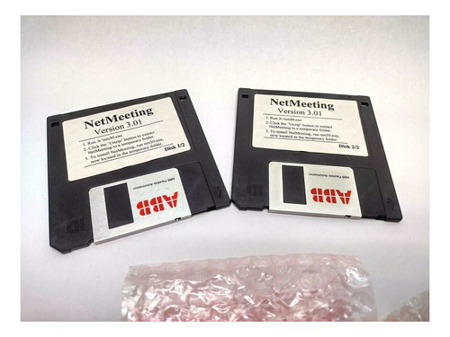 Abb Netmeeting Version 3.01 3.5 Inch Floppy 2 Disk Set  Mvk