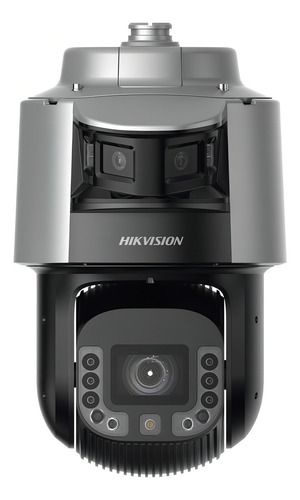 Camara Domo Ptz Ip 4 Megapixel Con Camara Panoramica 180º Color Gris