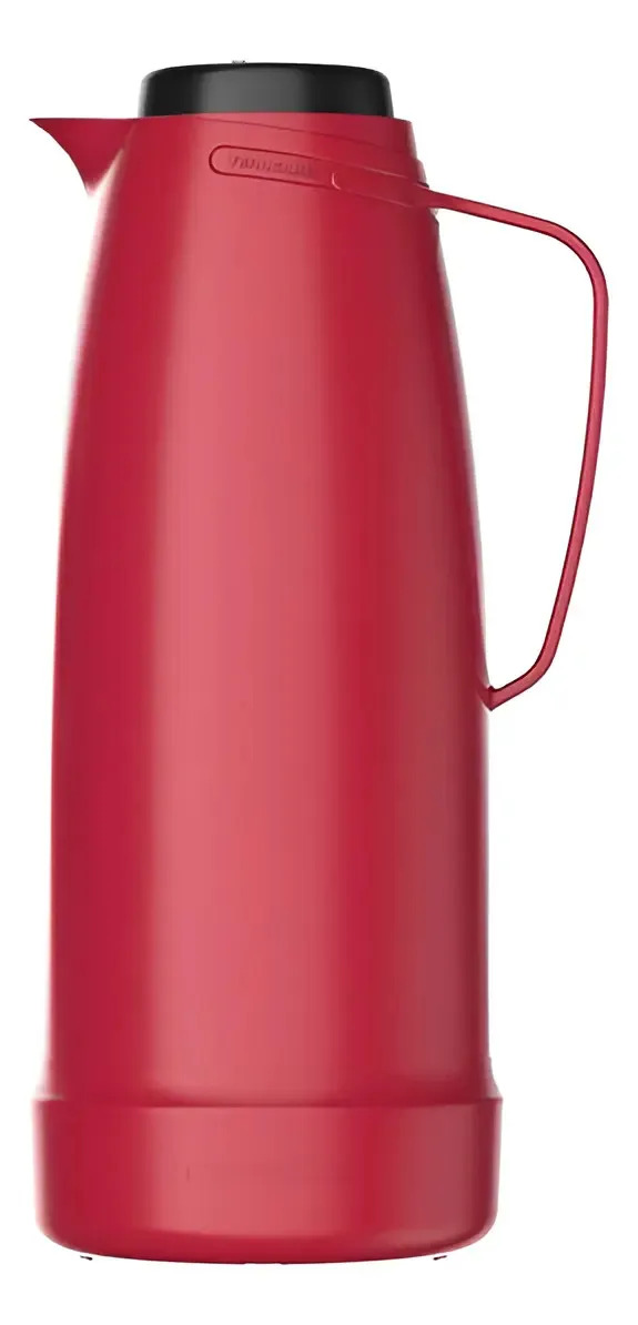 Termo Termolar Jarra Termica Dama 1 Litro Frio Caliente 6 Hs Color Rojo