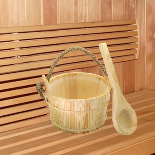 Cubo De Sauna Con Cucharón, Kit De Iniciación De Sauna,