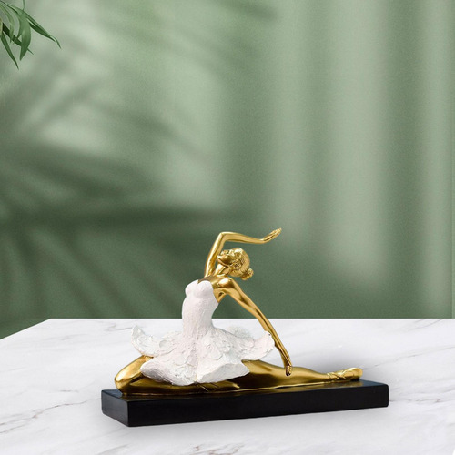Resina De Adorno De Escritorio De Bailarina Estilo D Aureato