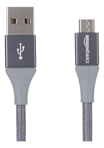 Cable De Carga Usb 2.0 A A Micro B De Nailon Trenzado