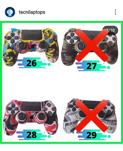 Imagen 8 de 9 de Forro Funda Protector Control Ps4 Somos Tienda Física