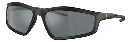 Lentes De Sol Negro Espejados Scuderia Ferrari Fz6007u5046g