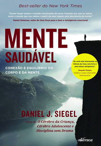 Mente Saudável: Uma jornada pessoal e global em busca da sa, de Daniel J. Siegel. Editora nVersos, capa mole em português