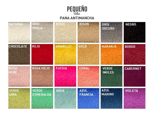 Almohadones Con Funda De Pana 50x50 Cm Pequeño Taller
