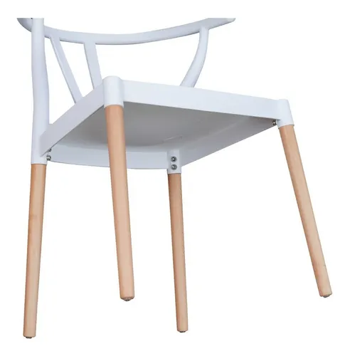 Silla Wishbone Blanca