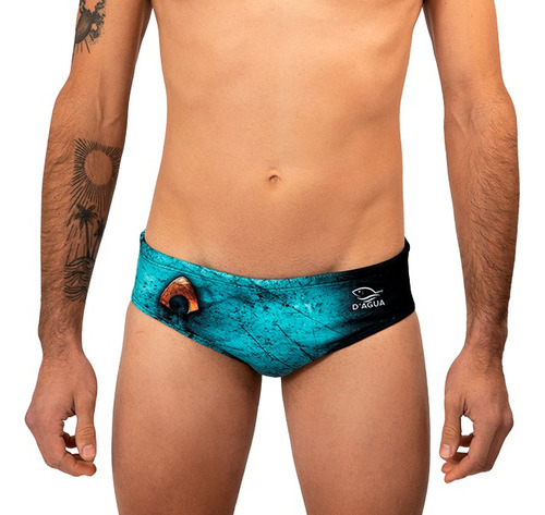 Malla Natación Hombre Aquaman, Zunga, Slips,  Dagua 