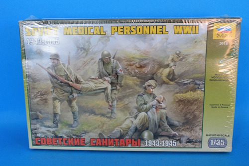 Soviet Medical Personnel Wwii 1/35 Zvezda