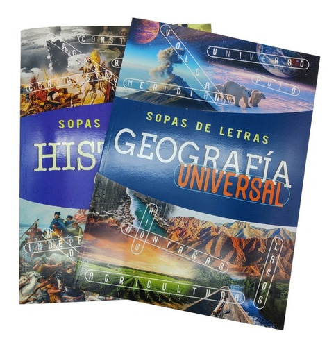 Set De 2 Sopas De Letras Hisotria Y Geografia Universal, De Vision St. Editorial Dreams Art, Tapa Blanda En Español