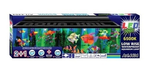 Tapa Con Luz Led,  Pecera Acuario 50cm Luz Blanca/azul 4404