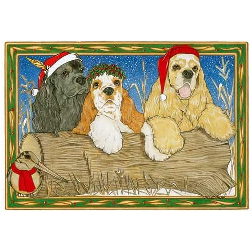 Tarjetas De Navidad Cocker Spaniel