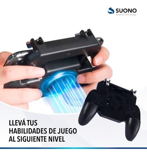 Imagen 6 de 10 de Gamepad Joystick Celular Gamer Con Refrigeración Power Bank