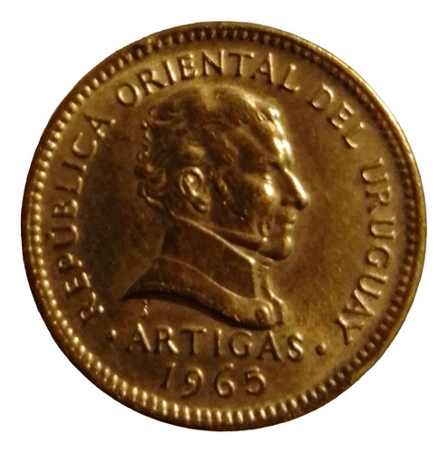 Moneda Antigua 5 $ Uruguay 1965