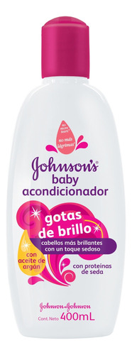 Acondicionador Johnson's Baby Gotas de Brillo en botella de 400mL por 1 unidad
