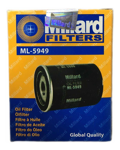 Filtro De Aceite Millard Ml-5949 Fiat Uno S Inyección Sempre