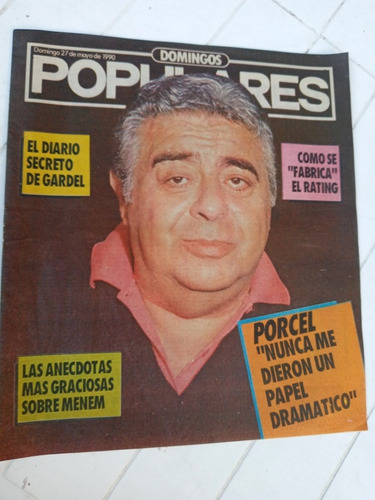 Revista Domingos Populares Gordo Porcel 27 Mayo 1990