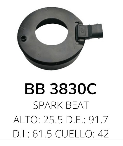 Bobina De Embrague Compresor A/c Spark 10-16 Beat 17-21