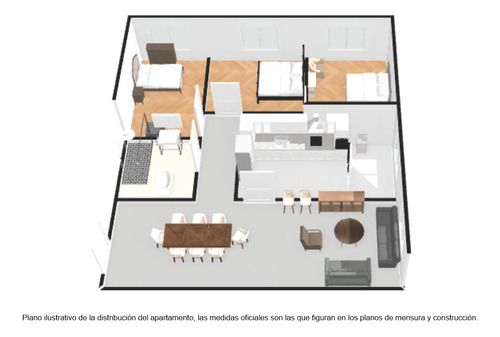 Apartamento De 3 Dormitorios En Venta.