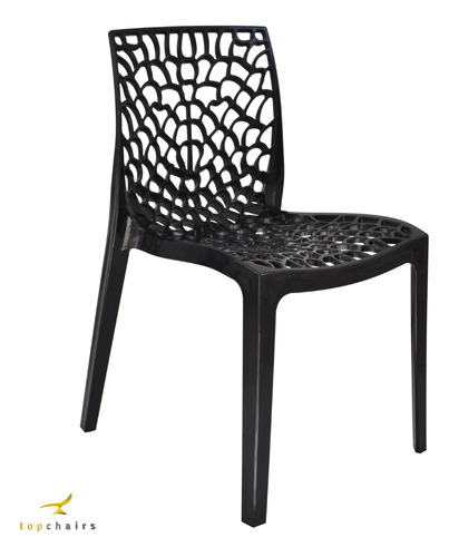 Cadeira Gruvyer Preto Kit Com 8