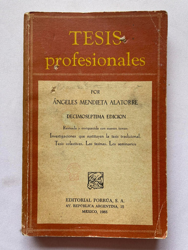 Tesis Profesionales Angeles Mendieta Alatorre