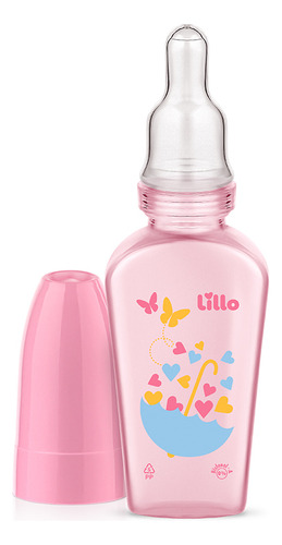 Mamadeira Chuquinha Primeiros Passos 50ml Rosa - Lillo