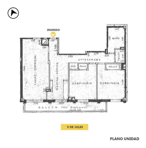 Imagen 10 de 11 de Departamento Semipiso 2 Dormitorios En Venta - Rosario