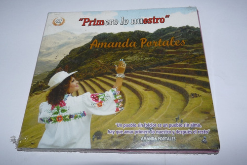 Jch- Amanda Portales Primero Lo Nuestro Cd Nuevo Sellado