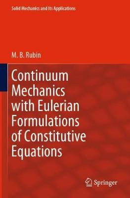 Libro Continuum Mechanics With Eulerian Formulations Of C...