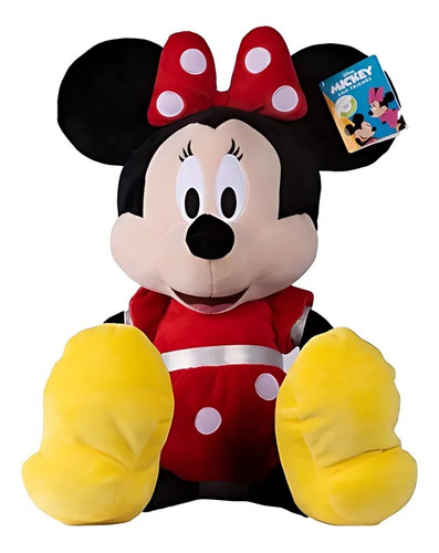 Peluche Minnie Mouse 80cm Rojo Disney Original 