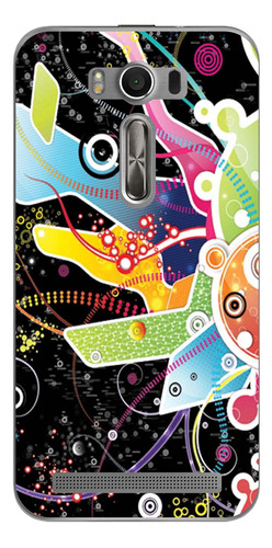 Capa Adesivo Skin058 Verso Para Asus Zenfone 2 Laser Ze500kl