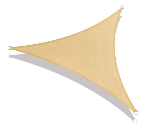 Toldo Vela Triangular 5x5x5 Mtrs Color Beig