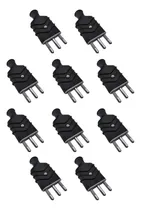Comprar Pack De 10 Enchufes Macho Negro 10a Tipo Gewiss