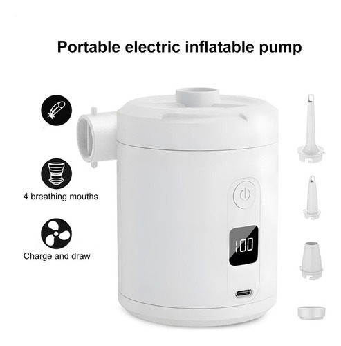 Mini Bomba De Aire Portátil Compresor Compacto Eléctrico Con