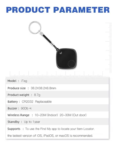 Rastreador Tag Bluetooth Inteligente Para Maletas Mascotas