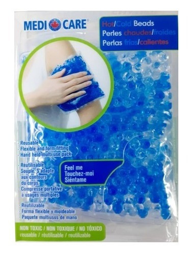Compresa Perlas De Gel Frio Calor Termoterapia Reutilizable