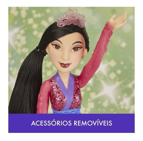 Imagem 3 de 5 de Disney Princesas Boneca Clássica Mulan - Hasbro E4167