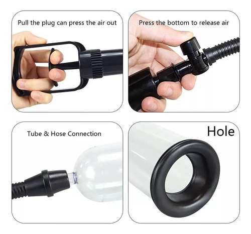 Extensor De Bomba De Vacío Manual Auxiliar Con 3 Anillos