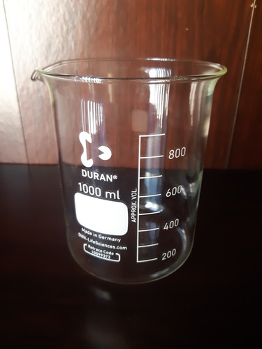 Vaso De Precipitado 1000 Ml. Vidrio Marca Duran