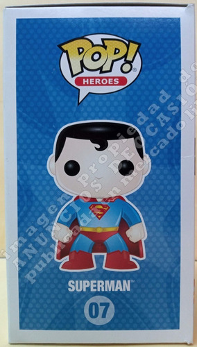 Funko Pop - Superman Dc Super Heroes #07, Dc Comics (Usado)