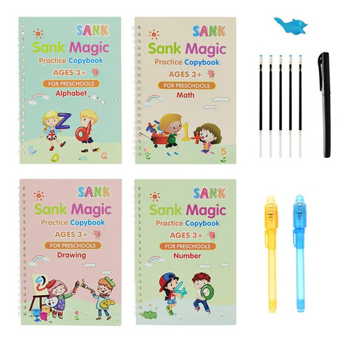 Cuaderno De Caligrafía Mágica Para Niños