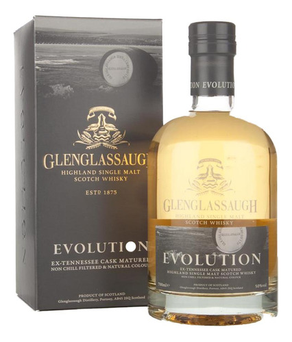 Imagen 1 de 7 de Whisky Glenglassaugh Evolution 700ml En Estuche