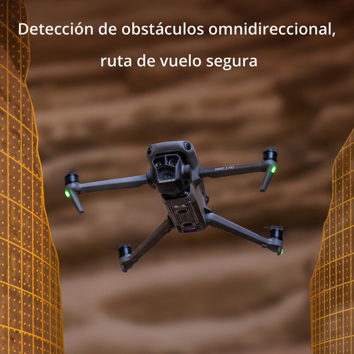 Drone DJI Mavic 3 Pro Fly More Combo con dual cámara 5.1 gris 5.8GHz 3 baterías