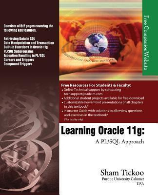 Libro Learning Oracle 11g - Prof Sham Tickoo Purdue Univ