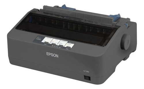 Impresora simple función Epson LX Series LX-350 gris 120V