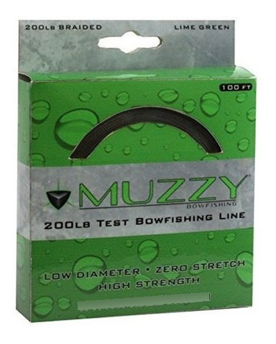 Muzzy Bowfishing Line Verde Lima 200 Lb100