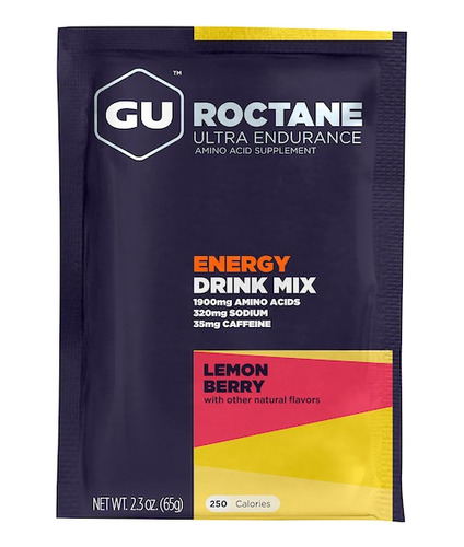 Gu Roctane Energy Drink Mix Energía Isotónica Lemon Avant