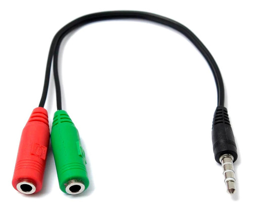 Adaptador Audio 3.5mm Separa Audifono Microfono Pc Celular