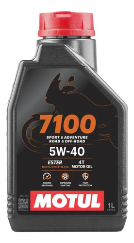 Aceite Motul 7100 5w40 4t 1l 100% Sintético